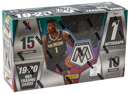2019 20 Panini Mosaic NBA Basketball Hobby Box Panini 96135 2019 20 Panini Mosaic NBA Basketball Hobby Box Panini 96135