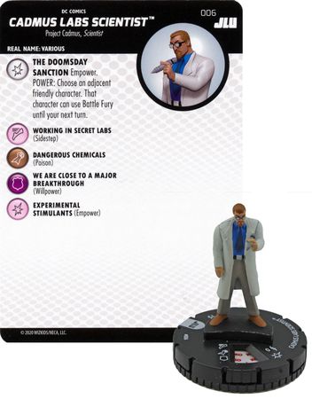Cadmus Labs Scientist 006 DC Justice League Unlimited Heroclix Justice League Unlimited Singles Cadmus Labs Scientist 006 DC Justice League Unlimited Heroclix Justice League Unlimited Singles
