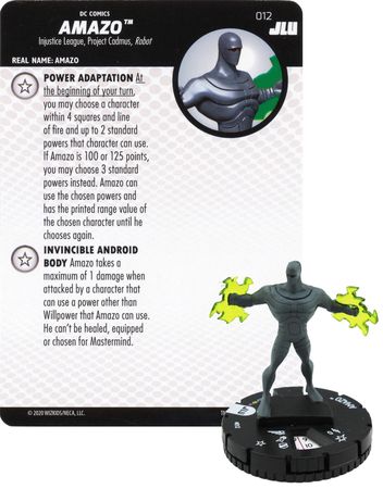 Heroclix Justice League Unlimited #012 Amazo