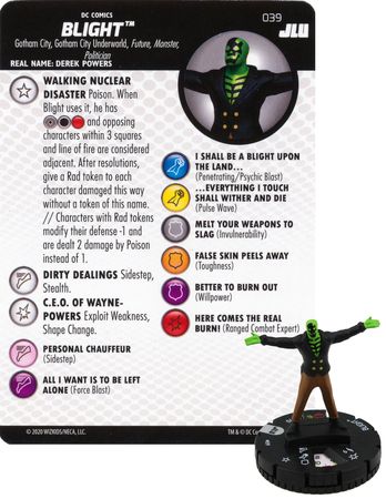 Blight 039 DC Justice League Unlimited Heroclix Justice League Unlimited Singles Blight 039 DC Justice League Unlimited Heroclix Justice League Unlimited Singles