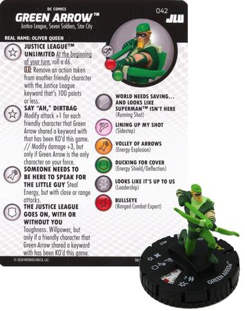DC HeroClix Crisis #26 Green Arrow 