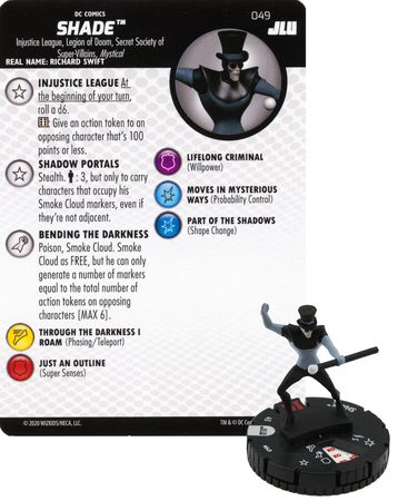 Shade 049 DC Justice League Unlimited Heroclix Justice League Unlimited Singles Shade 049 DC Justice League Unlimited Heroclix Justice League Unlimited Singles