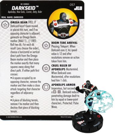 Darkseid 057 DC Justice League Unlimited Heroclix Justice League Unlimited Singles Darkseid 057 DC Justice League Unlimited Heroclix Justice League Unlimited Singles