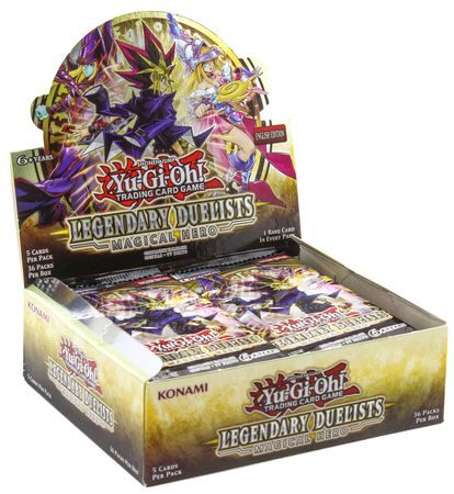 YUGIOH LEGENDARY DUELISTS MAGICAL HERO BOOSTER BOX FACTORY SEALED 36 packs