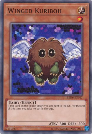 Winged Kuriboh LED6 EN017 Common Unlimited Legendary Duelists Magical Hero Unlimited Singles Winged Kuriboh LED6 EN017 Common Unlimited Legendary Duelists Magical Hero Unlimited Singles