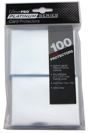 Platinum Series Card Protector Sleeves for Standard Trading Cards