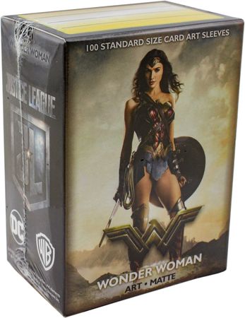 Dragon Shield Matte Wonder Woman 100ct Standard Size Sleeves AT 16016 Sleeves Dragon Shield Matte Wonder Woman 100ct Standard Size Sleeves AT 16016 Sleeves