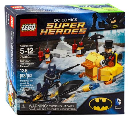  LEGO 76010 Superheroes Batman: The Penguin Face Off : Toys &  Games