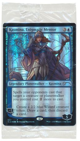 Secret Lair FOIL Magic the Gathering Enigmatic Mentor Stained Glass Kasmina