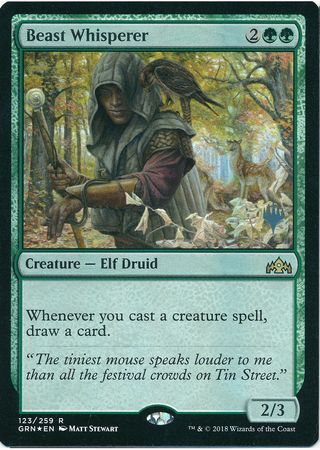 Beast Whisperer 123 259 Silver Stamped Foil Beast Whisperer 123 259 Silver Stamped Foil