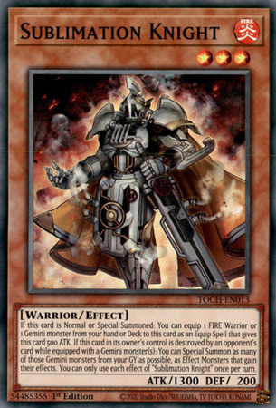 Sublimation Knight TOCH EN013 Super Rare 1st Edition Toon Chaos 1st Edition Singles Sublimation Knight TOCH EN013 Super Rare 1st Edition Toon Chaos 1st Edition Singles
