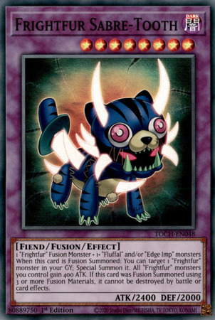Frightfur Sabre Tooth TOCH EN048 Super Rare 1st Edition Frightfur Sabre Tooth TOCH EN048 Super Rare 1st Edition