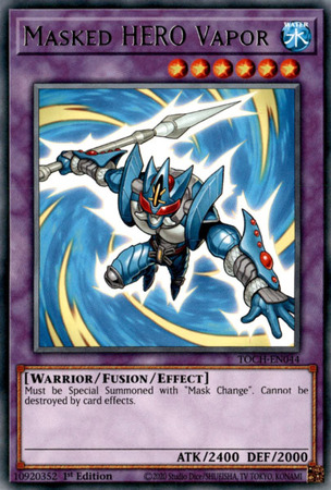 Masked HERO Vapor TOCH EN044 Rare 1st Edition Masked HERO Vapor TOCH EN044 Rare 1st Edition