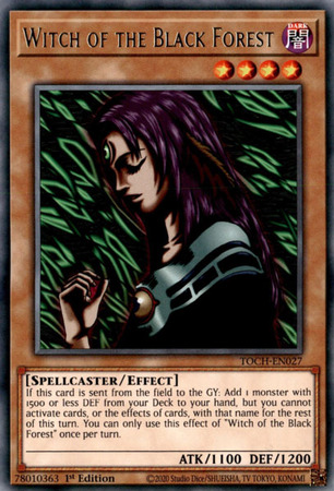 Witch of the Black Forest TOCH EN027 Rare 1st Edition Witch of the Black Forest TOCH EN027 Rare 1st Edition