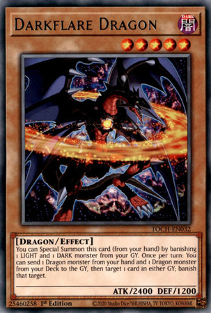 Darkflare Dragon TOCH EN032 Rare 1st Edition Toon Chaos 1st Edition Singles Darkflare Dragon TOCH EN032 Rare 1st Edition Toon Chaos 1st Edition Singles