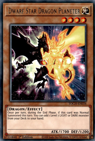 Dwarf Star Dragon Planeter TOCH EN034 Rare 1st Edition Dwarf Star Dragon Planeter TOCH EN034 Rare 1st Edition