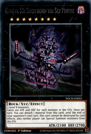Number 68 Sanaphond the Sky Prison TOCH EN051 Rare 1st Edition Toon Chaos 1st Edition Singles Number 68 Sanaphond the Sky Prison TOCH EN051 Rare 1st Edition Toon Chaos 1st Edition Singles