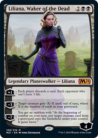 Liliana Waker of the Dead 108 274 Magic 2021 M21 Singles Liliana Waker of the Dead 108 274 Magic 2021 M21 Singles