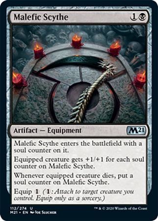 Malefic Scythe 112 274 Magic 2021 M21 Singles Malefic Scythe 112 274 Magic 2021 M21 Singles