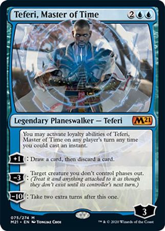 Teferi Master of Time 075 274 Magic 2021 M21 Singles Teferi Master of Time 075 274 Magic 2021 M21 Singles