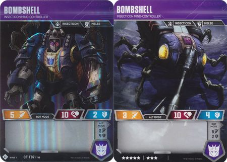 Transformers trading card game UT T33/T40 Ransack Insecticon Commando 