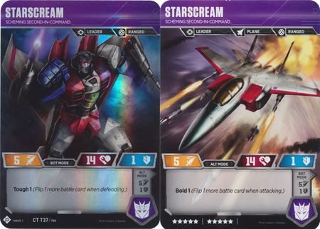 Transformers trading card game UT T33/T40 Ransack Insecticon Commando 