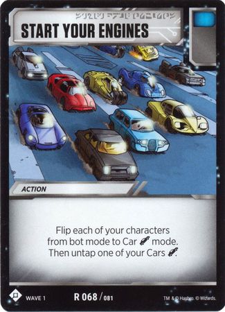 Start Your Engines R 068 081 Wave 1 Rare Transformers TCG Wave 1 Start Your Engines R 068 081 Wave 1 Rare Transformers TCG Wave 1