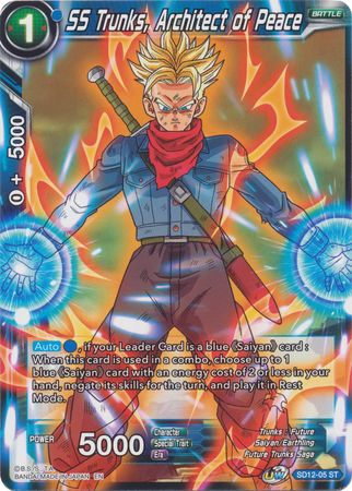 SS Trunks, Architect of Peace - Dragonball Super TCG | TrollAndToad