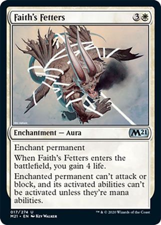 Faith s Fetters 017 274 Magic 2021 M21 Singles Faith s Fetters 017 274 Magic 2021 M21 Singles