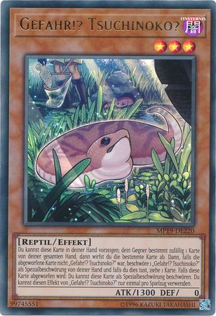 Gefahr Tsuchinoko MP19 DE220 Ultra Rare Unlimited German Yugioh Cards Gefahr Tsuchinoko MP19 DE220 Ultra Rare Unlimited German Yugioh Cards