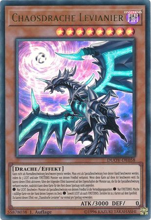 Chaosdrache Levianier DUOV DE058 Ultra Rare 1st Edition German Yugioh Cards Chaosdrache Levianier DUOV DE058 Ultra Rare 1st Edition German Yugioh Cards