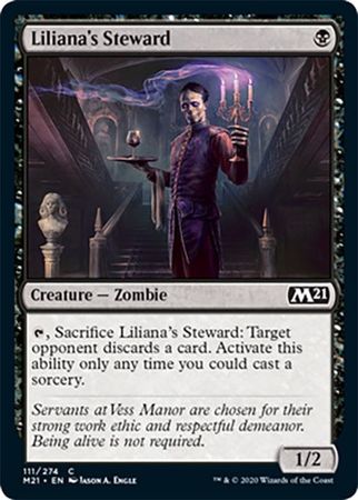 Liliana s Steward 111 274 Magic 2021 M21 Singles Liliana s Steward 111 274 Magic 2021 M21 Singles