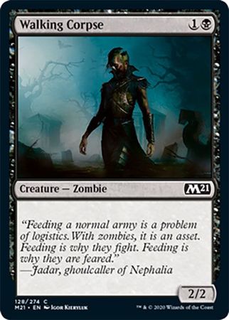 Walking Corpse 128 274 Magic 2021 M21 Singles Walking Corpse 128 274 Magic 2021 M21 Singles