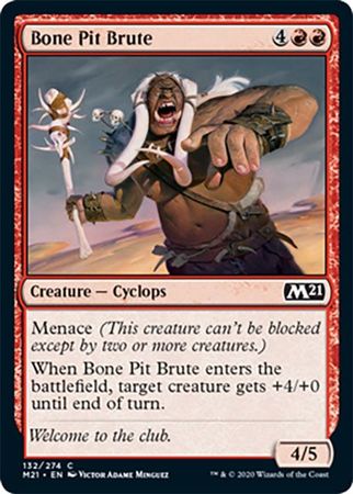 Bone Pit Brute 132 274 Magic 2021 M21 Singles Bone Pit Brute 132 274 Magic 2021 M21 Singles
