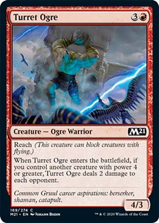 Turret Ogre 169 274 Magic 2021 M21 Singles Turret Ogre 169 274 Magic 2021 M21 Singles