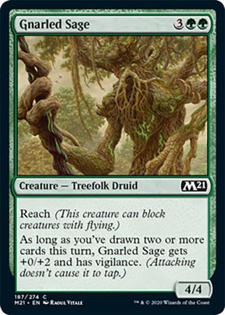 Gnarled Sage 187 274 Magic 2021 M21 Singles Gnarled Sage 187 274 Magic 2021 M21 Singles