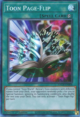 Toon Chaos 1st Edition Singles - YuGiOh - Troll And Toad