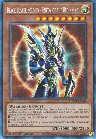 Black Luster Soldier Core Toon Chaos 1st Ed Near Mint English Yugioh 
