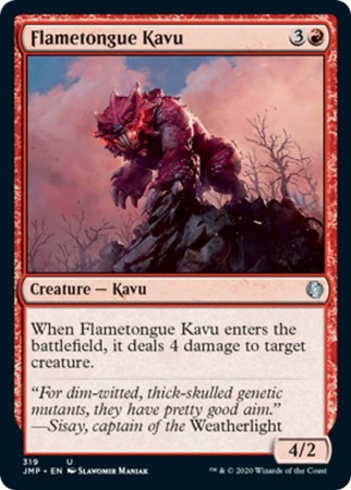 Flametongue Kavu 319 Jumpstart Singles Flametongue Kavu 319 Jumpstart Singles