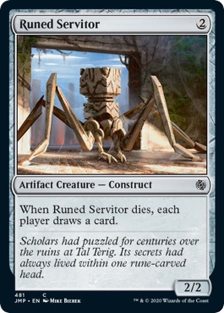 Runed Servitor 481 Jumpstart Singles Runed Servitor 481 Jumpstart Singles