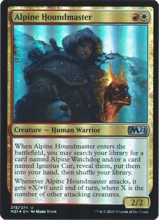 Alpine Houndmaster 215 274 Foil Magic 2021 M21 Foil Singles Alpine Houndmaster 215 274 Foil Magic 2021 M21 Foil Singles
