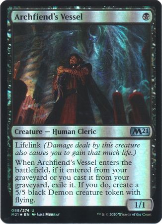 Archfiend s Vessel 088 274 Foil Archfiend s Vessel 088 274 Foil