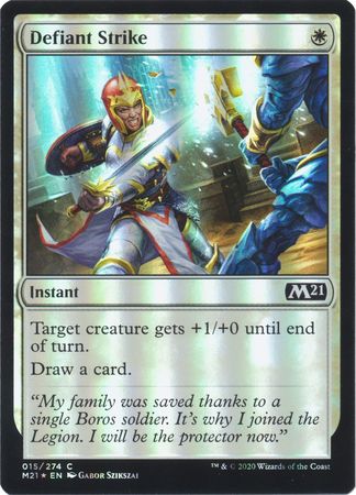 Defiant Strike 015 274 Foil Defiant Strike 015 274 Foil