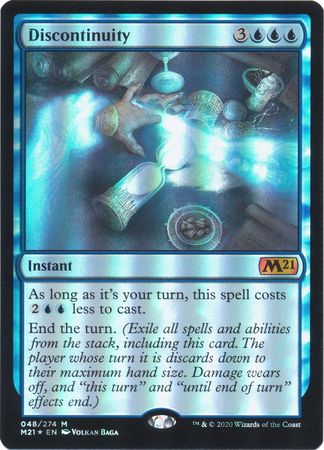 Discontinuity 048 274 Foil Magic 2021 M21 Foil Singles Discontinuity 048 274 Foil Magic 2021 M21 Foil Singles