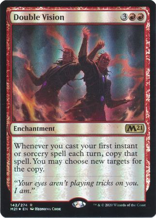Double Vision 142 274 Foil Magic 2021 M21 Foil Singles Double Vision 142 274 Foil Magic 2021 M21 Foil Singles