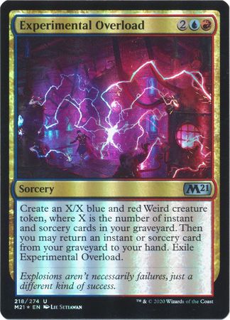Experimental Overload 218 274 Foil Magic 2021 M21 Foil Singles Experimental Overload 218 274 Foil Magic 2021 M21 Foil Singles