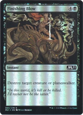 Finishing Blow 099 274 Foil Magic 2021 M21 Foil Singles Finishing Blow 099 274 Foil Magic 2021 M21 Foil Singles