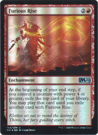 Furious Rise 144 274 Foil Magic 2021 M21 Foil Singles Furious Rise 144 274 Foil Magic 2021 M21 Foil Singles