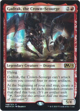Gadrak the Crown Scourge 146 274 Foil Magic 2021 M21 Foil Singles Gadrak the Crown Scourge 146 274 Foil Magic 2021 M21 Foil Singles