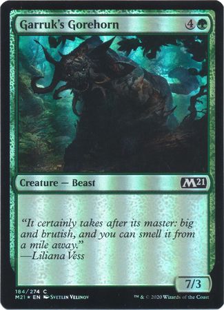 Garruk s Gorehorn 184 274 Foil Garruk s Gorehorn 184 274 Foil